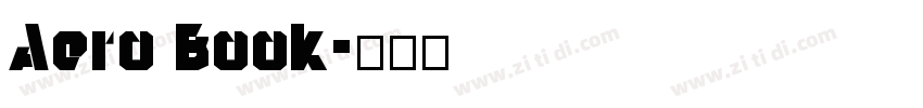 Aero Book字体转换